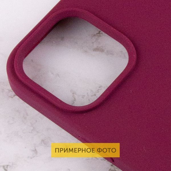 Чохол Silicone Case Full Protective (AA) для Apple iPhone 16 Pro (6.3") Бордовий / Maroon 319405 фото