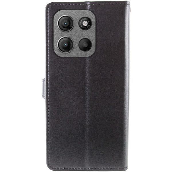 Шкіряний чохол-книжка GETMAN Gallant (PU) для Motorola Moto G15 4G Чорний 378122 фото