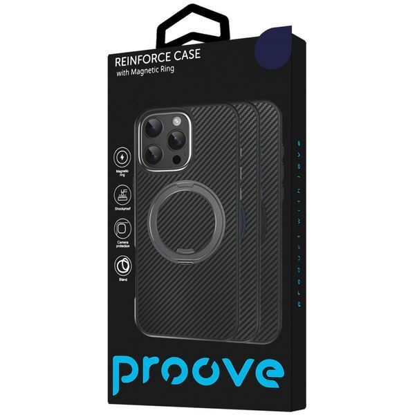 Чохол Proove Reinforce Case with Magnetic Ring iPhone 14 blue (PCREIP140012) 346288 фото