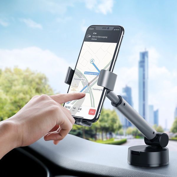 Автомобільний тримач Baseus Simplism Gravity Car Mount Holder (SUYL-JY01) Black 268201 фото