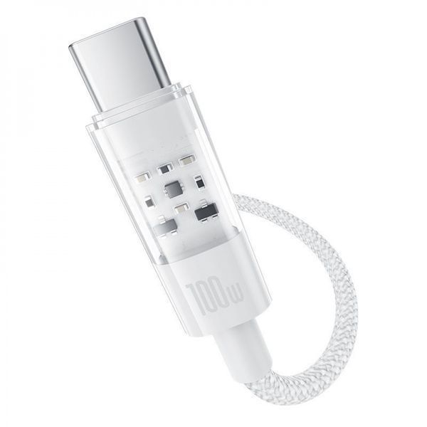Кабель Baseus Gem Fast-Charging Type-C To Type-C 100W 2m (P10373000111-01) Black 329150 фото