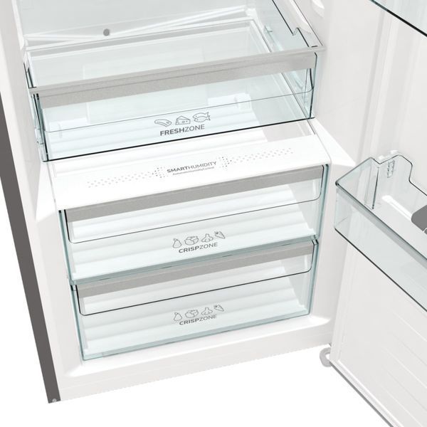 Холодильна камера Gorenje, 185x60х66, 398л, А++, дисплей, зона св-ті, матовий нерж (R619EAXL6) 374578 фото