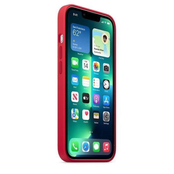 Чохол-накладка iPhone 13 Pro Max Apple Silicone Case MagSafe Red 284600 фото