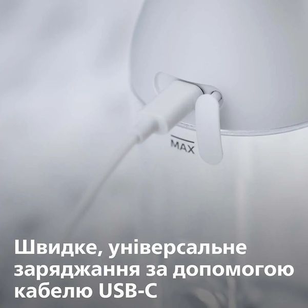 Іригатор Philips портативний Sonicare Cordless Power Flosser 3000, чаша 250 мл, чохол, 2 насадки , білий (HX3826/31) 371235 фото
