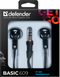 навушники DEFENDER Basic-609 black/white 306111 фото 2