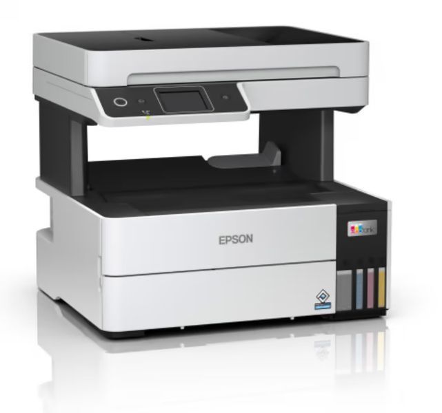БФП ink color A4 Epson EcoTank L6490 37_23 ppm Fax ADF Duplex USB Ethernet Wi-Fi 4 inks Pigment (C11CJ88405) 375843 фото