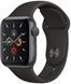 Смарт-годинник Apple Watch Series 5 40mm GPS Aluminum Space Gray w. Black b.- Space Gray Aluminum (MWV82) 135077 фото 1