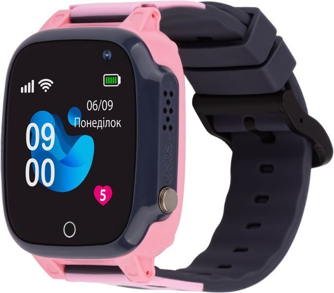 Дитячий смарт-годинник AmiGo GO008 MILKY GPS WIFI Pink 224670 фото