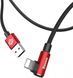 Кабель Baseus MVP Elbow Type USB кабель USB For IP 1.5A 2m (CALMVP-A09) Red 260053 фото 6