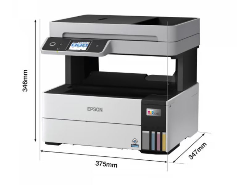 БФП ink color A4 Epson EcoTank L6490 37_23 ppm Fax ADF Duplex USB Ethernet Wi-Fi 4 inks Pigment (C11CJ88405) 375843 фото