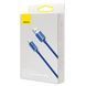 Кабель Baseus Crystal Shine Series Fast Charging Data USB кабель USB To IP 2.4A 1.2m (CAJY000003) Blue 255221 фото 2