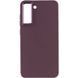 TPU чохол Bonbon Metal Style для Samsung Galaxy S24+ Бордовий / Plum 284993 фото 2