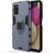 Ударопрочный чехол Transformer Ring for Magnet для Samsung Galaxy A03s Серый / Metal slate 240699 фото 2