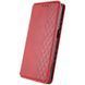 Шкіряний чохол книжка GETMAN Cubic (PU) для Samsung Galaxy A04s Червоний 261103 фото 4