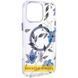 TPU+PC чохол Clear Garden with MagSafe для Apple iPhone 17 Air (6.5") Blue Blossom 402267 фото 1