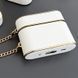 Шкіряний футляр Suitcase для навушників AirPods 3 White 345106 фото 3