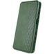 Шкіряний чохол-книжка GETMAN Cubic (PU) для Xiaomi Redmi 15C (EU) Зелений 399775 фото 2