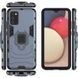 Ударопрочный чехол Transformer Ring for Magnet для Samsung Galaxy A03s Серый / Metal slate 240699 фото 5