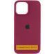 Чохол Silicone Case Full Protective (AA) для Apple iPhone 16 Pro (6.3") Бордовий / Maroon 319405 фото 1