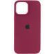 Чохол Silicone Case Full Protective (AA) для Apple iPhone 16 Pro (6.3") Бордовий / Maroon 319405 фото 6