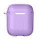 Футляр TPU Colorful для навушників Airpods 1/2 Purple 380101 фото 2