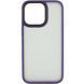 TPU+PC чохол Metal Buttons для Apple iPhone 14 Pro (6.1") Темно-фіолетовий 255063 фото 1