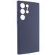 Чохол Silicone Cover Lakshmi Full Camera (AAA) для Samsung Galaxy S24 Ultra Темно-синій / Midnight blue 286923 фото 3
