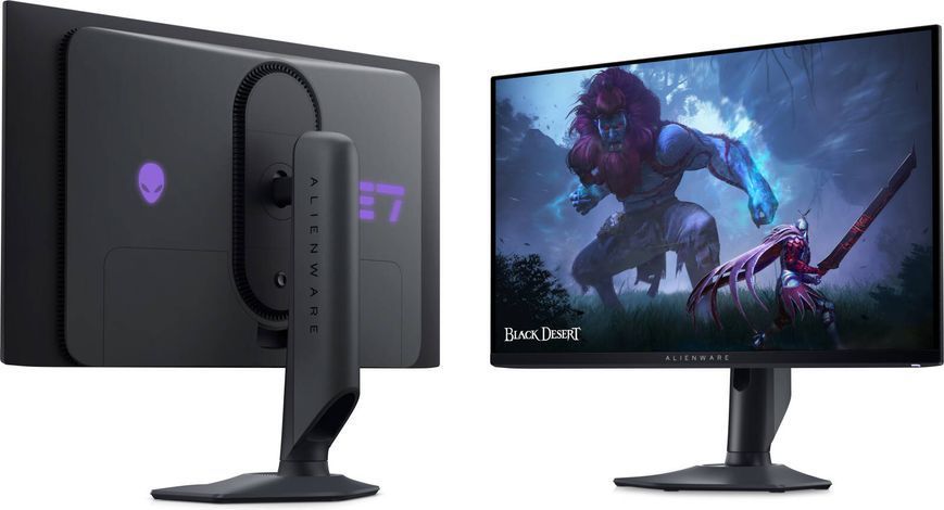 Монітор DELL 27" AW2725DF HDMI, 2xDP, USB, QD-OLED, 2560x1440, 360Hz, 0.03ms, DCI-P3 99.3%, FreeSync, Pivot, HDR TrueBlack 400 363593 фото