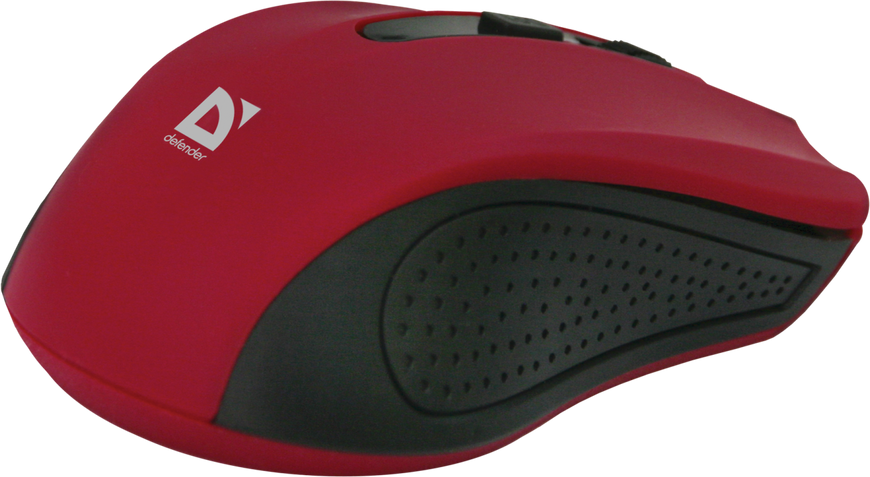 Миша DEFENDER Accura MM-935 Wireless червоний 306194 фото