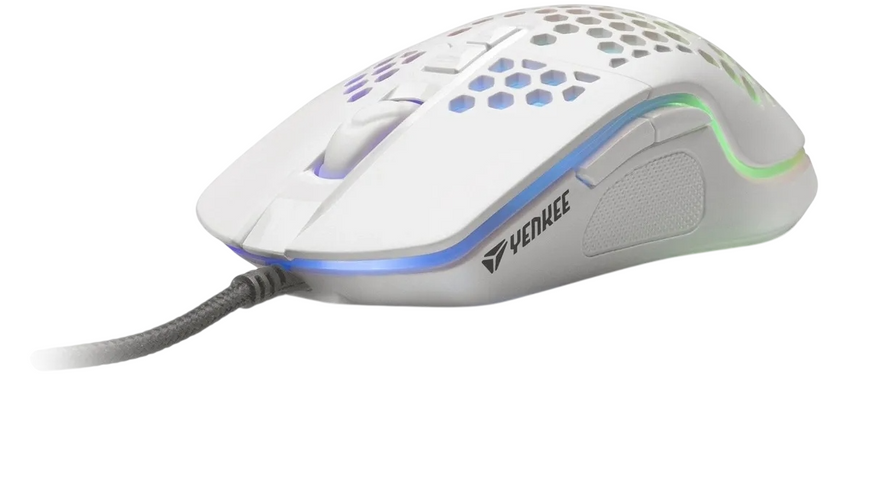 Миша YENKEE YMS 3030WE SHOTGUN Gaming mouse USB Білий 393251 фото