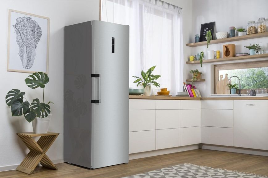 Холодильна камера Gorenje, 185x60х66, 398л, А++, дисплей, зона св-ті, матовий нерж (R619EAXL6) 374578 фото