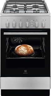 Плита Electrolux газова, 57л, 50x60см, нерж (LKG504010X) 375403 фото