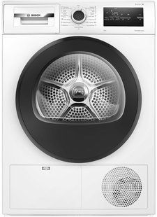 Сушильна машина Bosch тепловий насос, 8кг, A++, 61см, дисплей, білий (WTH85206UA) 374643 фото
