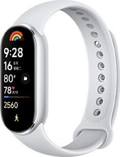 Фітнес браслет Xiaomi Mi Smart Band 9 (BHR8340GL) Glacier Silver 316534 фото