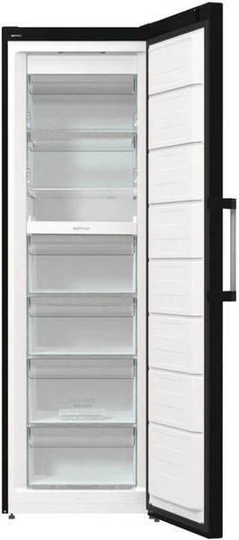 Морозильна камера Gorenje, 185.5x59.5х66.3, 280л, 1дв., A++, NF, диспл зовн., інвертор, чорний (FN619EABK6) 374951 фото