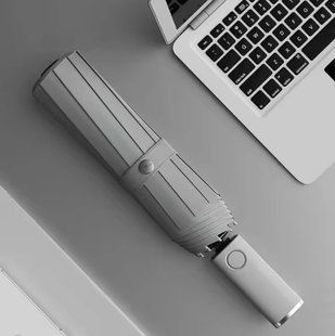 Автоматична парасолька ZuoDu Umbrella LED ZD220 Сірий 327239 фото