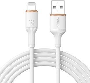 Кабель Romoss CB1224 USB-Ligh 2.4A 2m (CB1224-821-134H) білий 345943 фото