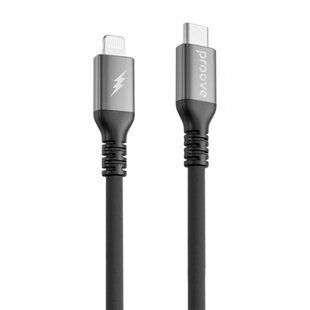 Кабель Proove ReGen Silicone Type-C To Lightning (1M) (CCRS60002101) Black 316310 фото