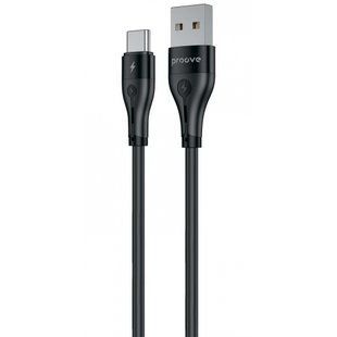 Кабель Proove Soft Silicone USB to Type-C 3A (2m) black (CCSO20001221) 388079 фото