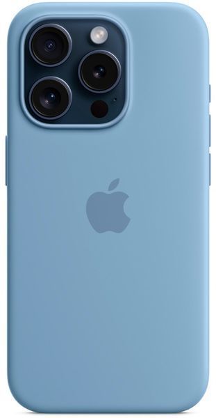 Чохол-накладка Apple iPhone 15 Pro Max Silicone Case with MagSafe - Winter Blue (MT1Y3) 277219 фото