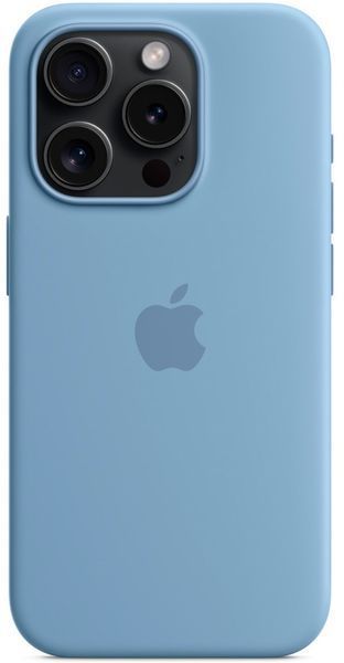 Чохол-накладка Apple iPhone 15 Pro Max Silicone Case with MagSafe - Winter Blue (MT1Y3) 277219 фото