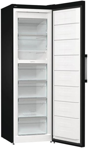 Морозильна камера Gorenje, 185.5x59.5х66.3, 280л, 1дв., A++, NF, диспл зовн., інвертор, чорний (FN619EABK6) 374951 фото