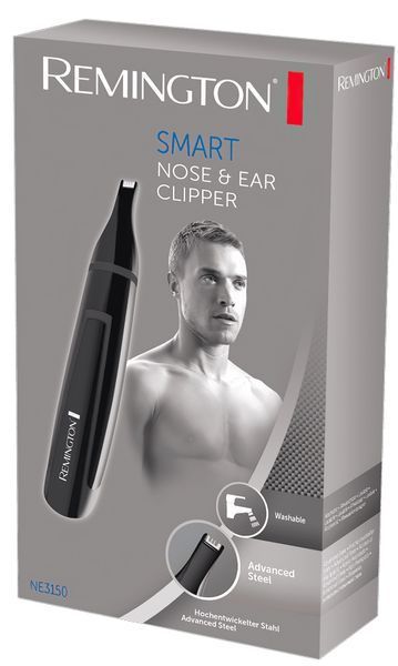 Тример Remington Smart, для носа та вух, ААх1, сталь, чорно-синій (NE3150) 372459 фото