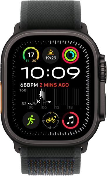 Смарт-годинник Apple Watch Ultra 2 GPS + LTE 49mm Black Titanium Case With Black Trail Loop S/M MX4U3 320071 фото