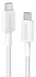 кабель ANKER 322 USB-C to USB-C - 1.8m Nylon (Білий) 306982 фото 1
