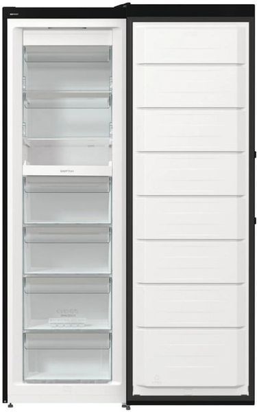 Морозильна камера Gorenje, 185.5x59.5х66.3, 280л, 1дв., A++, NF, диспл зовн., інвертор, чорний (FN619EABK6) 374951 фото