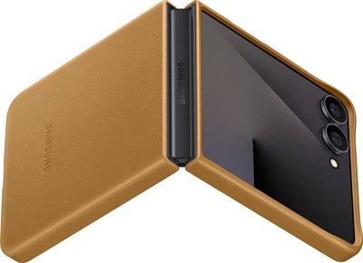 Чохол-накладка Samsung Flip 7 EF-VF766PAEGUA Kindsuit Case Camel 393159 фото