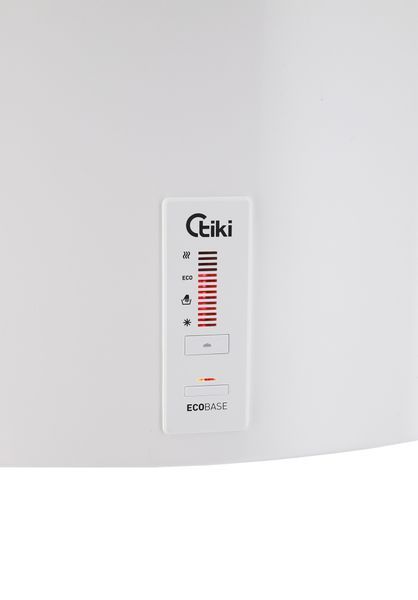 Водонагрівач електр. TIKI слім SuprSD, 80л, 2кВт, сухий тен, електр. кер-ння, C, білий, 700090 372493 фото