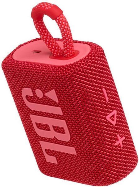 Портативна акустика JBL GO 3 (JBLGO3RED) Red 172364 фото