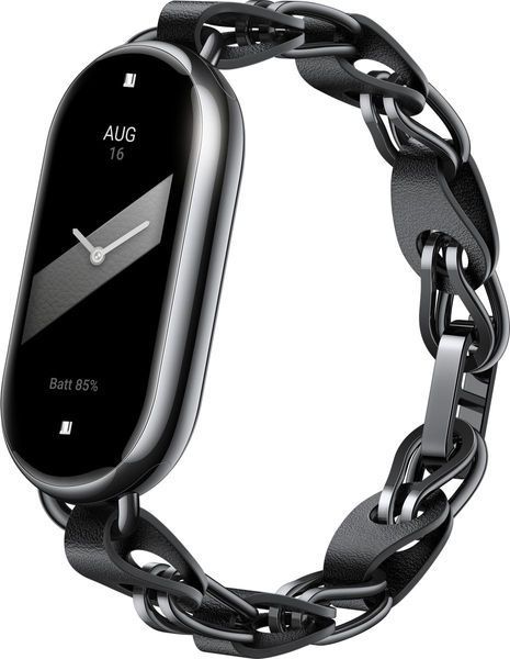 Ремінець Xiaomi Smart Band 8/9 Chain Strap Black (чорний) 329220 фото